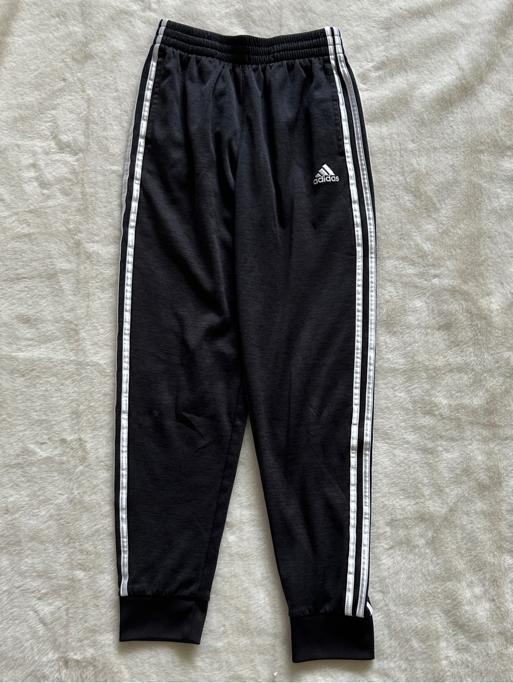 adidas Jogger Sweatpants with White Side Stripes